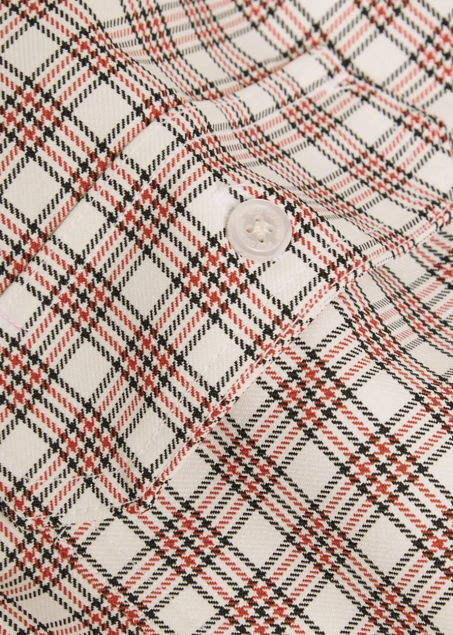 Corcoran checked twill shirt