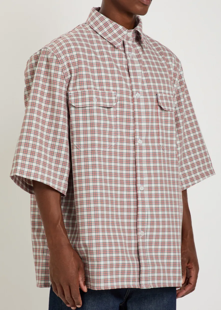 Corcoran checked twill shirt