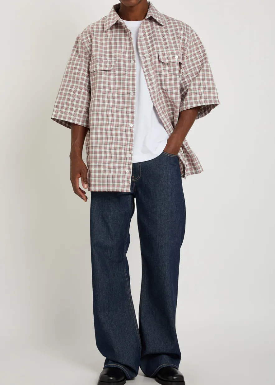 Corcoran checked twill shirt