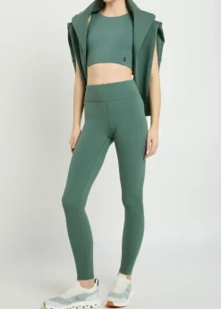 Core 2 in 1 stretch-jersey crop top