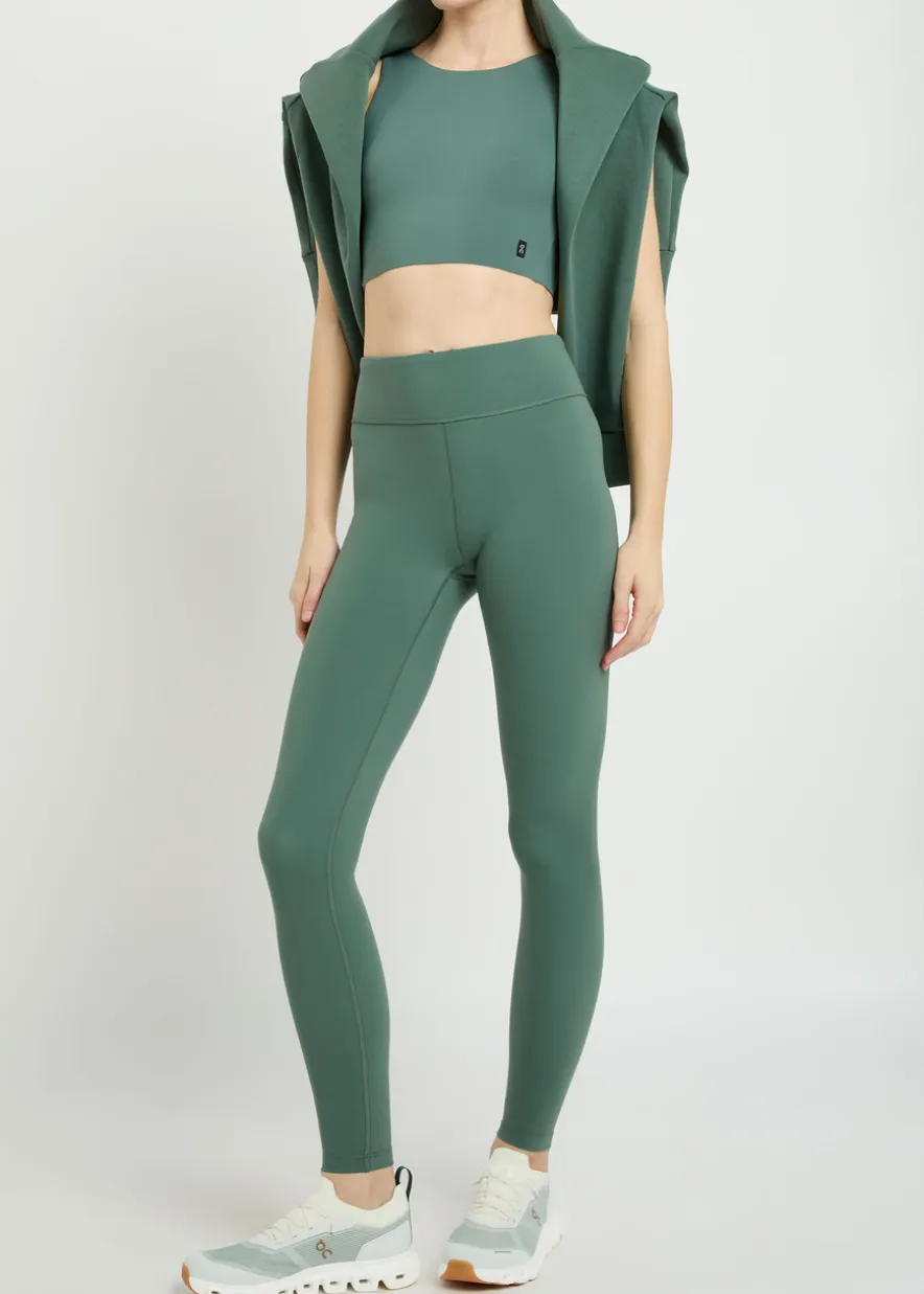 Core 2 in 1 stretch-jersey crop top