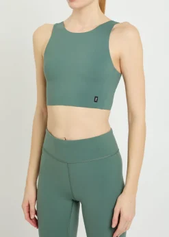 Core 2 in 1 stretch-jersey crop top