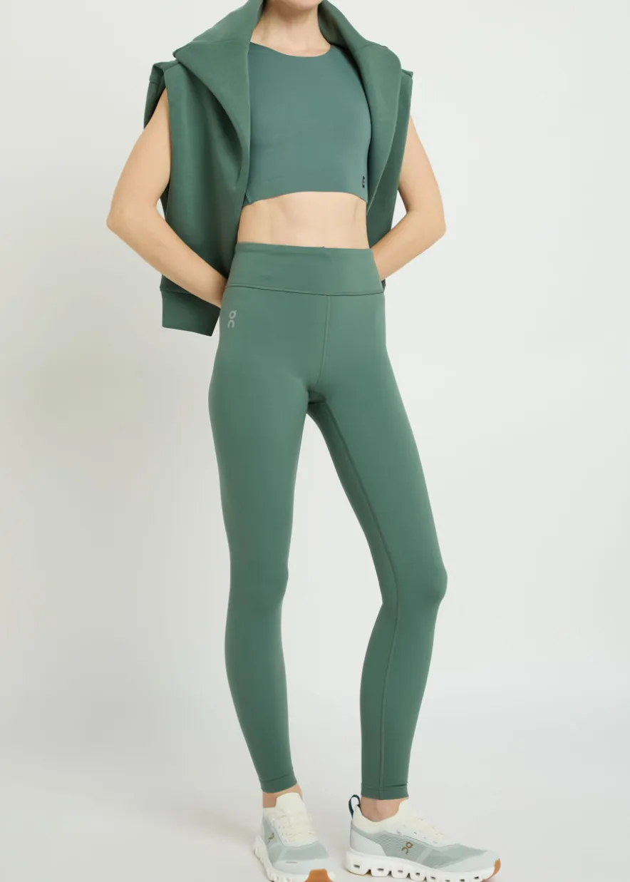 Core logo stretch-jersey leggings
