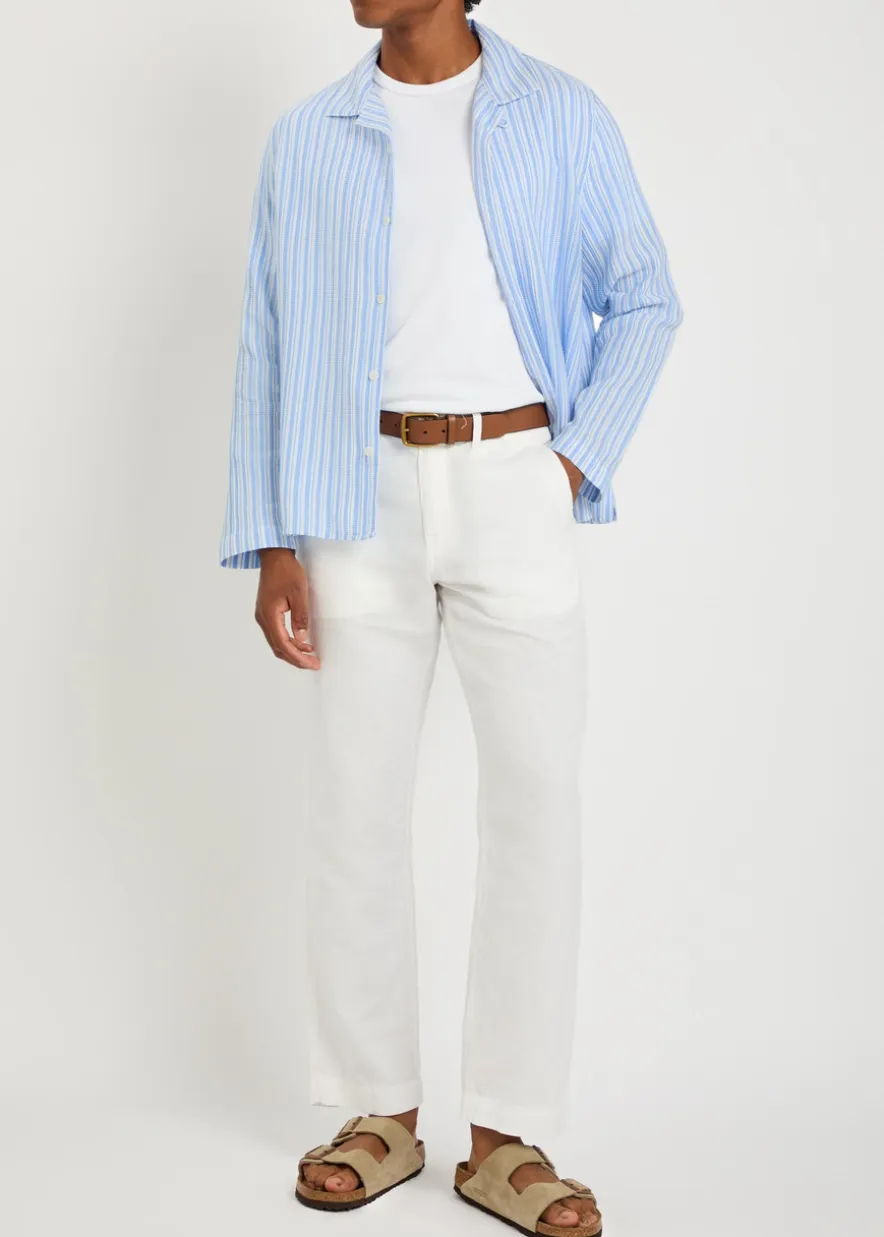 Corey striped cotton shirt