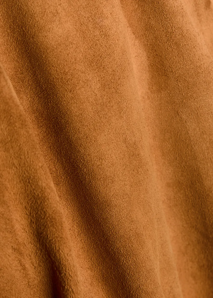 Corleone suede trench coat