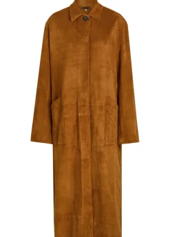 Corleone suede trench coat