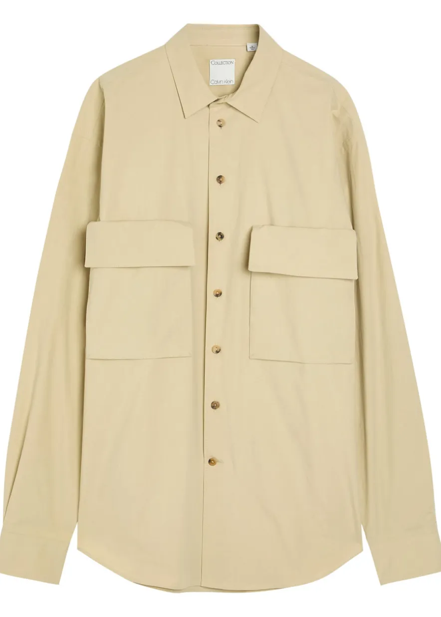 Cornelius patch-pockets cotton shirt