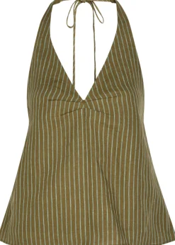 Corso striped linen top