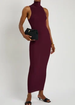 Cosima fine-knit midi dress