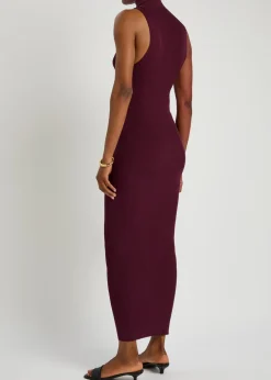 Cosima fine-knit midi dress