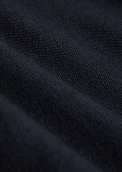 Cotton and cashmere-blend polo shirt