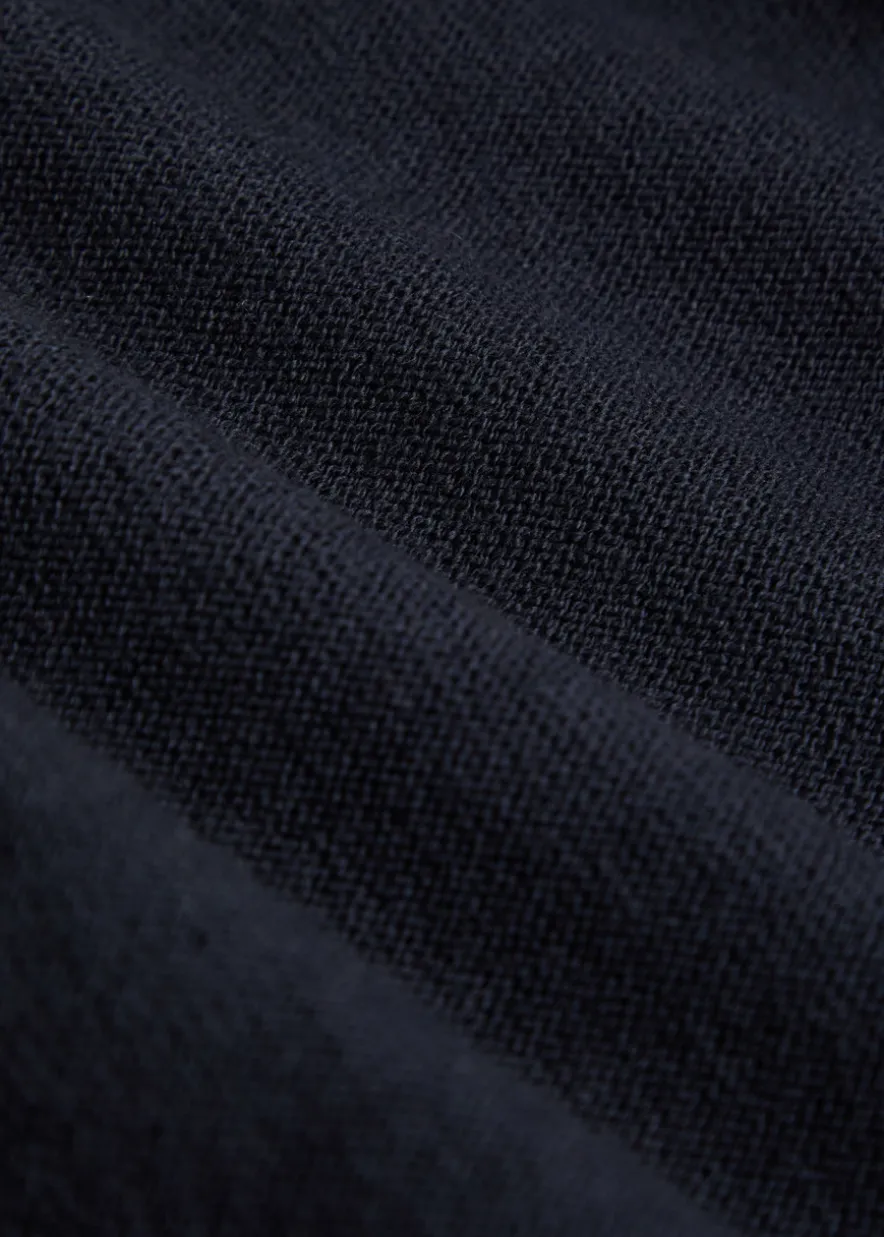 Cotton and cashmere-blend polo shirt