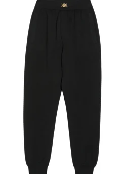 Cotton and cashmere-blend trousers