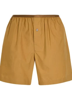 Cotton and silk-blend boxer shorts