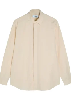 Cotton and silk-blend shirt