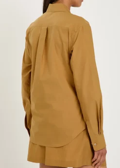 Cotton and silk-blend shirt