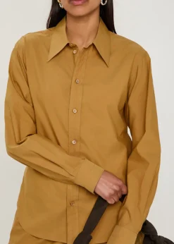 Cotton and silk-blend shirt