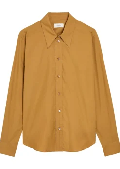 Cotton and silk-blend shirt