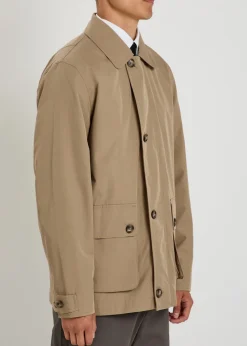 Cotton-blend barn jacket
