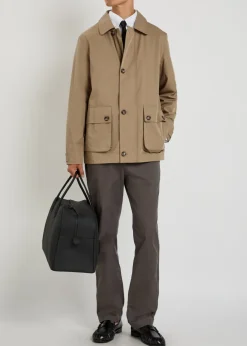 Cotton-blend barn jacket