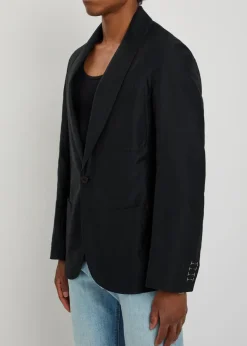 Cotton-blend blazer