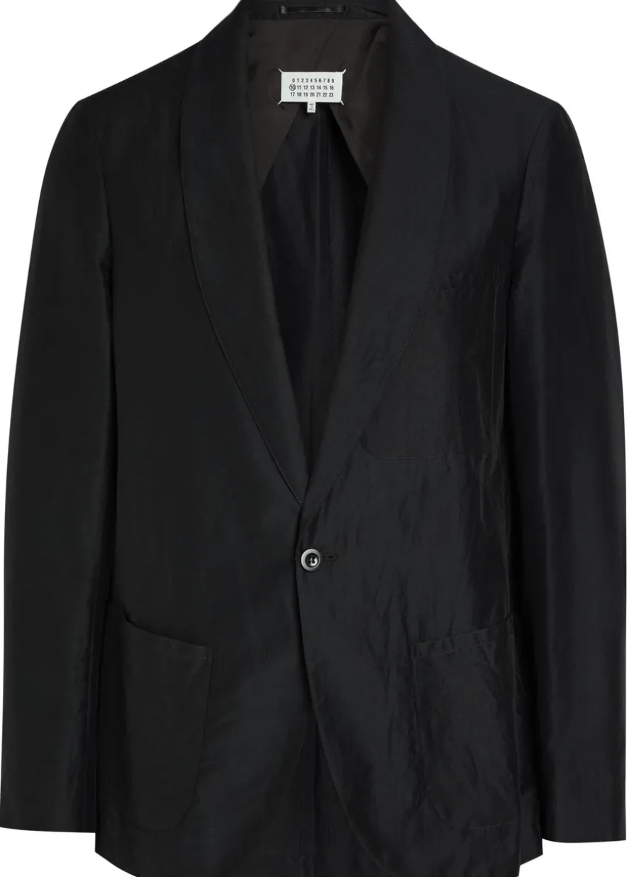 Cotton-blend blazer