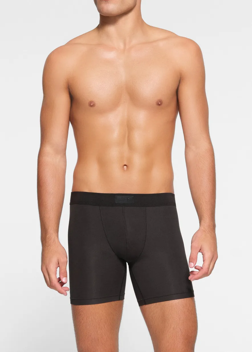 Cotton-blend 5" boxer briefs - set of three
