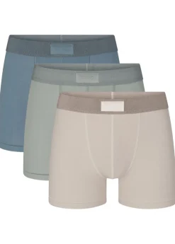 Cotton-blend 3" boxer briefs - set of three