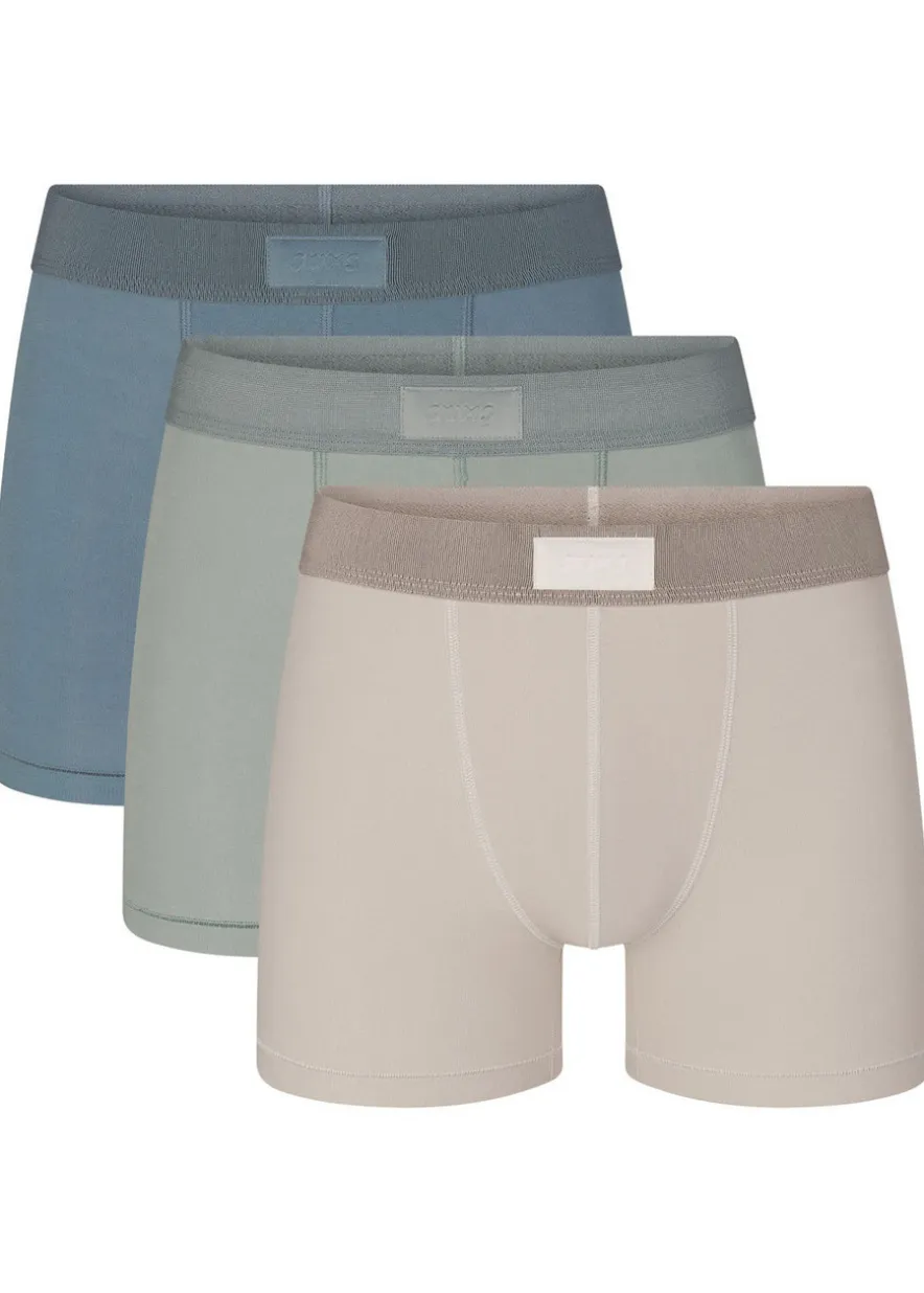 Cotton-blend 3" boxer briefs - set of three