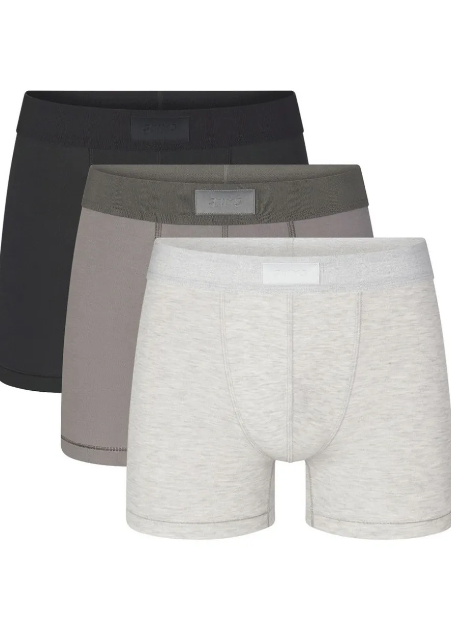 Cotton-blend 3" boxer briefs - set of three