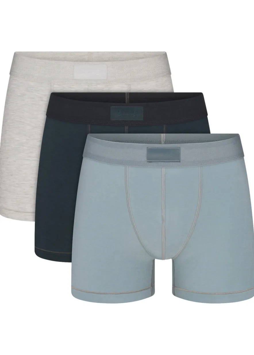 Cotton-blend 3" boxer briefs - set of three