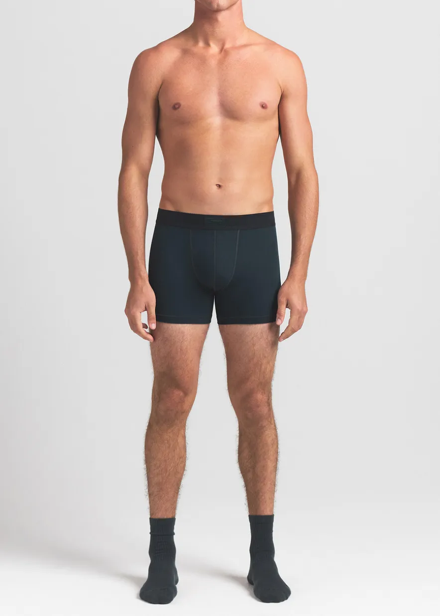 Cotton-blend 3" boxer briefs - set of three