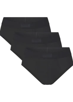 Cotton-blend briefs - set of three