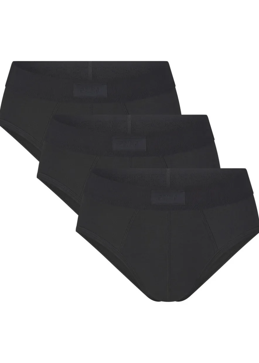 Cotton-blend briefs - set of three