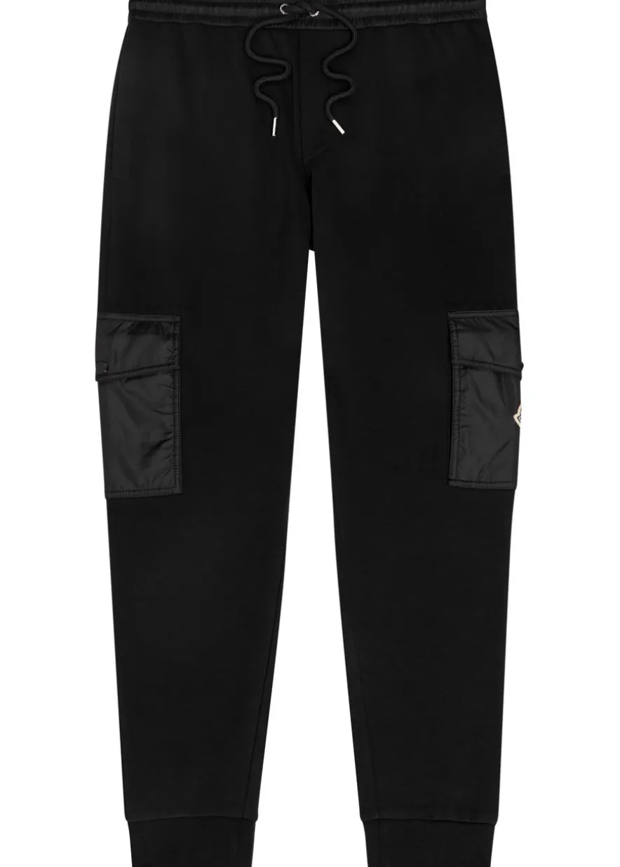 Cotton-blend cargo sweatpants