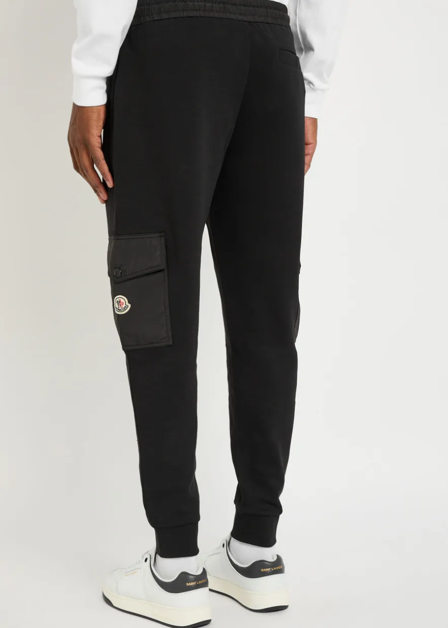 Cotton-blend cargo sweatpants