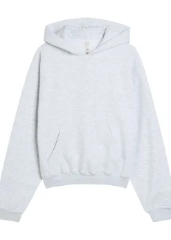 Cotton-blend hooded sweatshirt