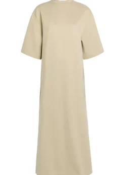 Cotton-blend maxi T-shirt dress