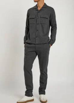 Cotton-blend overshirt