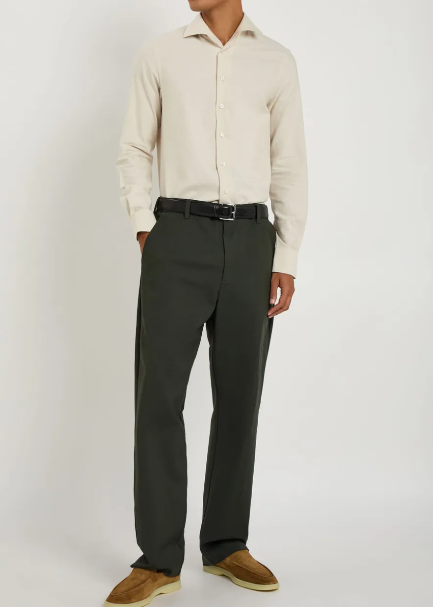 Cotton-blend shirt