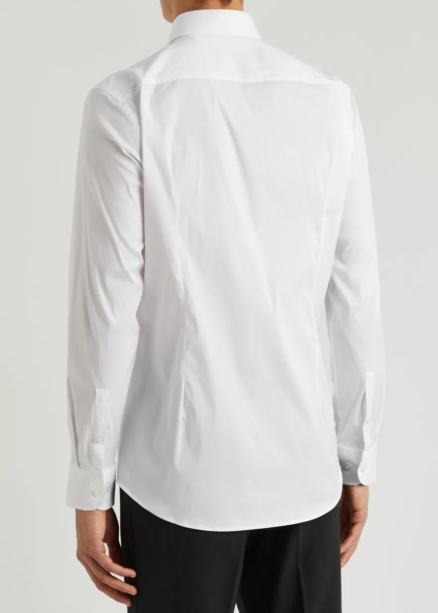 Cotton-blend shirt