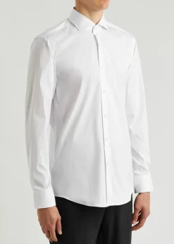 Cotton-blend shirt