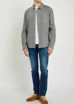 Cotton-blend shirt