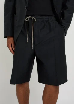 Cotton-blend shorts
