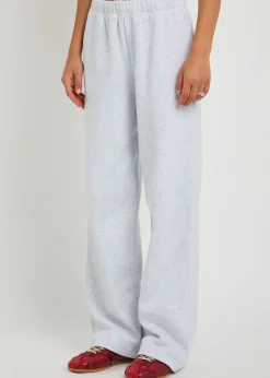 Cotton-blend straight-leg sweatpants