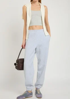 Cotton-blend sweatpants