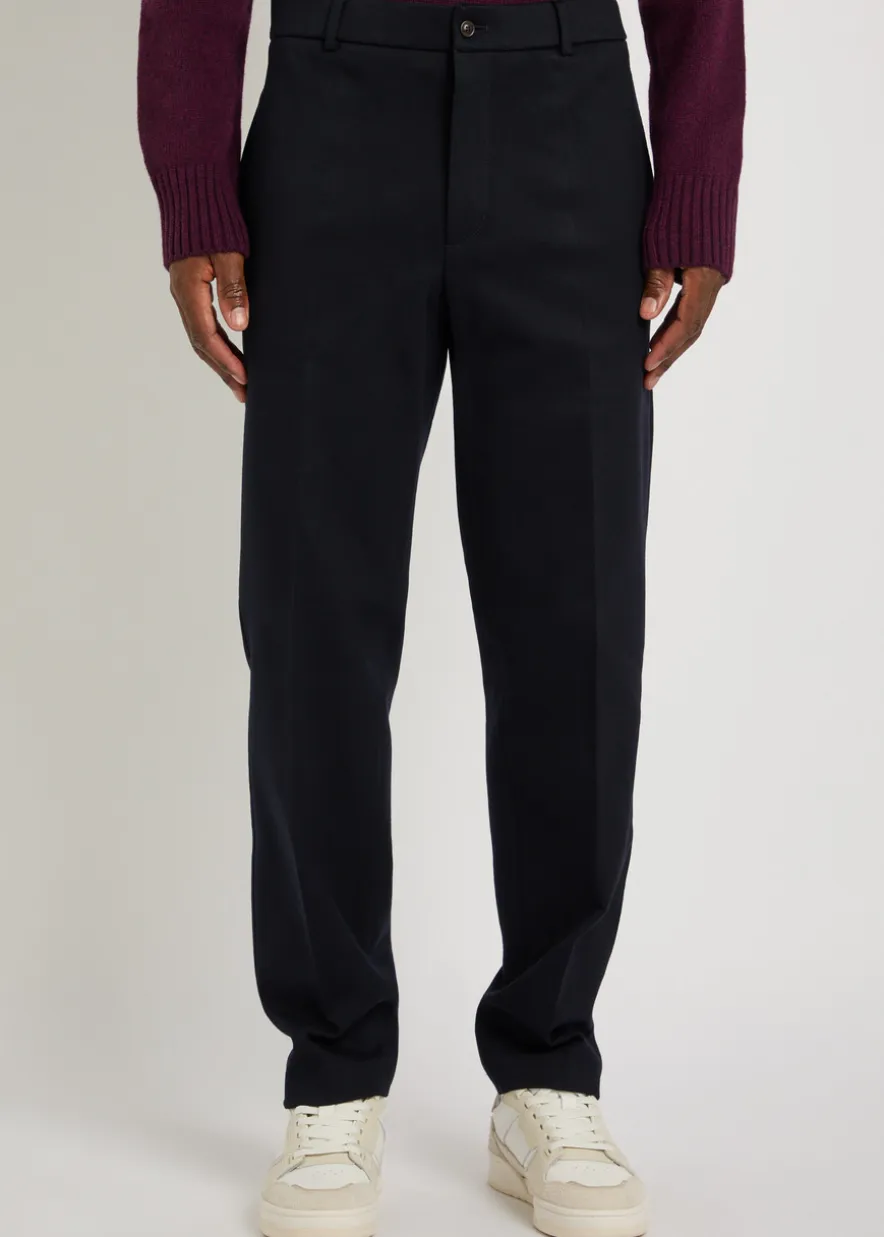Cotton-blend trousers