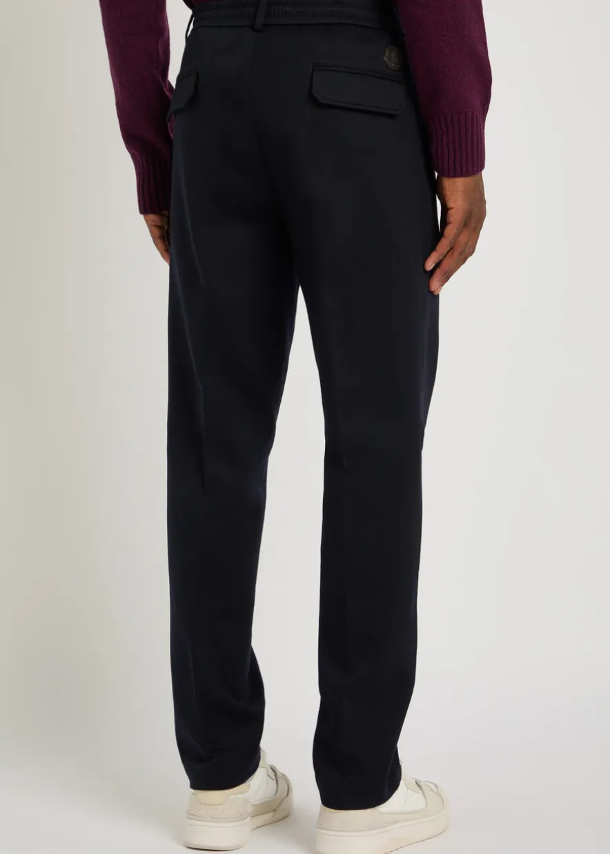 Cotton-blend trousers