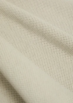 Cotton-mesh polo shirt