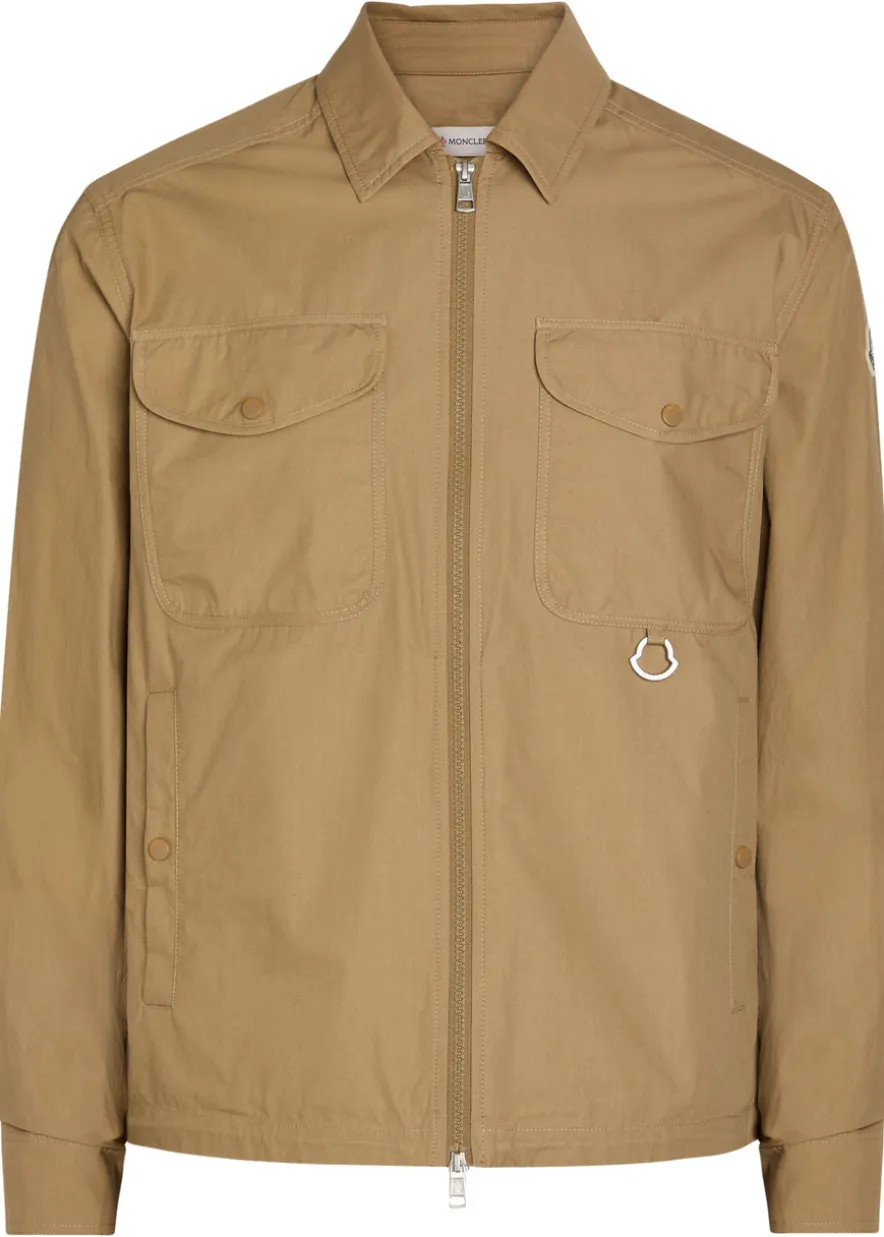 Cotton-poplin overshirt